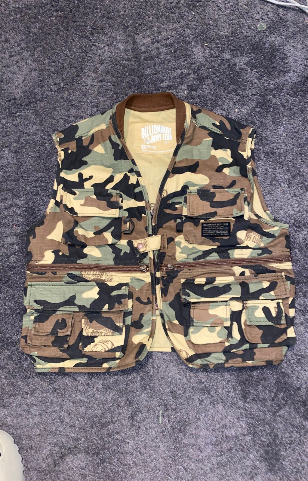 Billionaire Boys Club Camo utility Vest