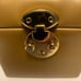 Vintage Wolf Design Jewelry Travel Leather Case