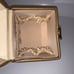 Vintage Wolf Design Jewelry Travel Leather Case