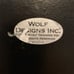 Vintage Wolf Design Jewelry Travel Leather Case