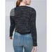 WHITE HOUSE BLACK MARKET Black Knit Tweed Moto Blazer Cardigan Jacket // XS