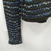 WHITE HOUSE BLACK MARKET Black Knit Tweed Moto Blazer Cardigan Jacket // XS