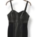 Vintage Harley-Davidson Leather & Ponte Tank Dress - Size 6
