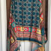 Women's Fancy Silk Dupatta with mirrorSequins Lacing 4 Sided One Size Multicolor