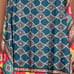 Women's Fancy Silk Dupatta with mirrorSequins Lacing 4 Sided One Size Multicolor