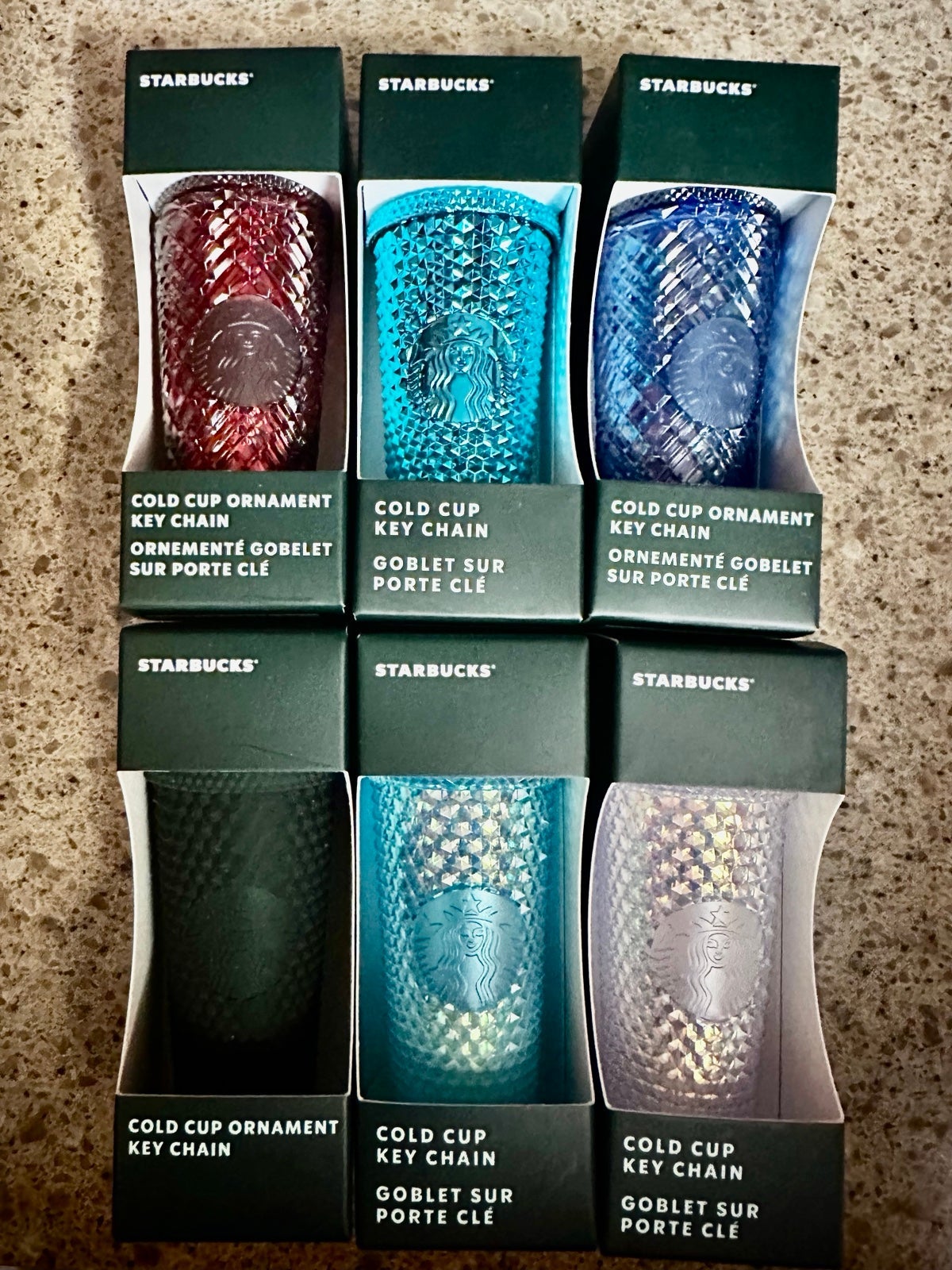 Starbucks keychains
