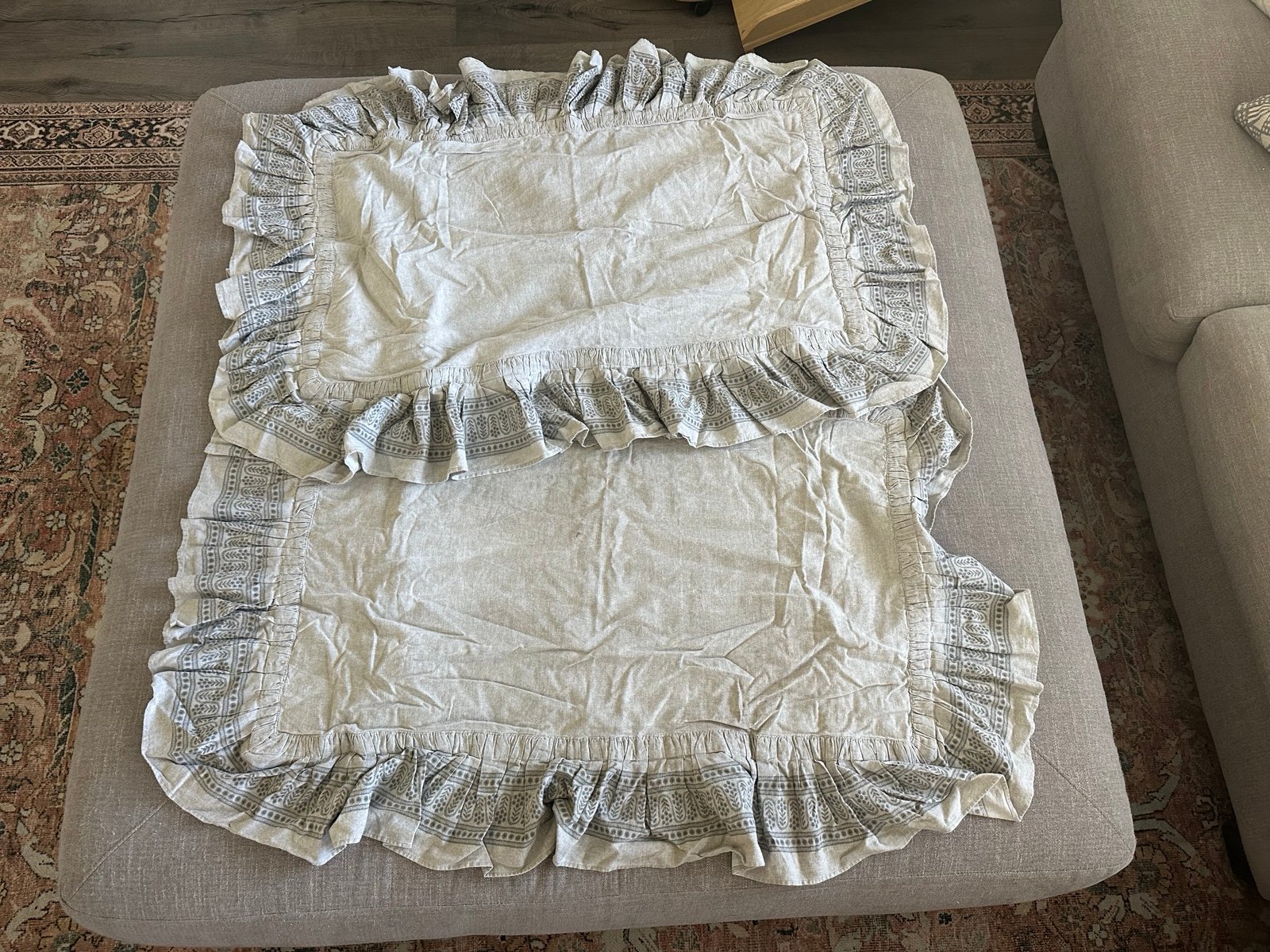 Genevieve pottery barn shams king