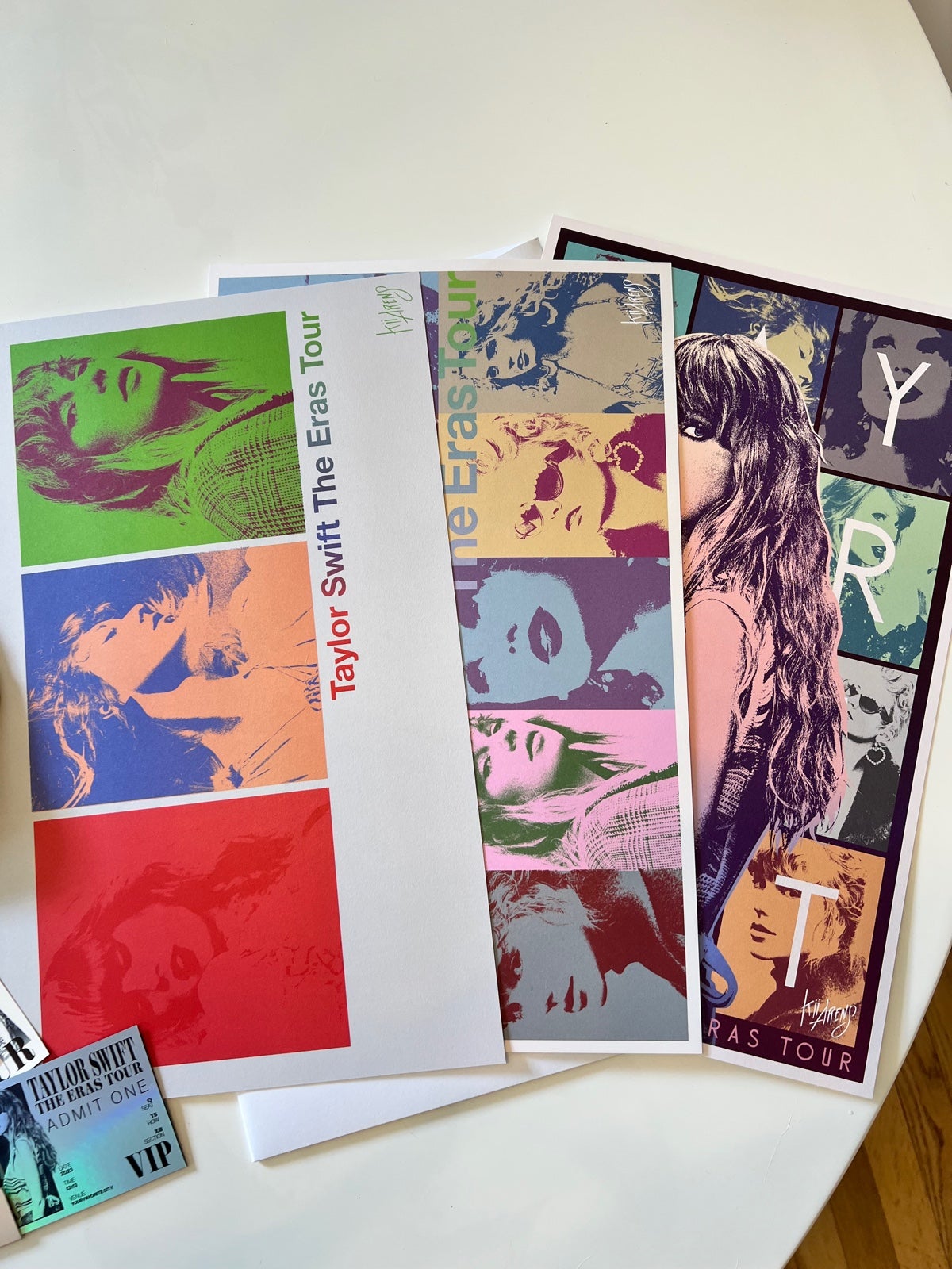 Taylor Swift Eras VIP posters (set of 3)