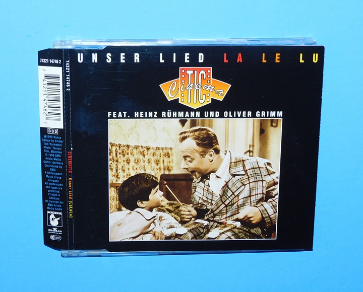 HEINZ RUHMANN UND OLIVER GRIMM -UNSER LIED LA LE LU---GERMAN PRESS CD