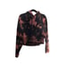 Aritzia TNA Red & Black Tie Dye Cozy AF Shrunken Hoodie Size XS. Pre-loved.