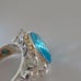 925 Sterling Silver Ring 18K Gold size 9