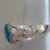 925 Sterling Silver Ring 18K Gold size 9