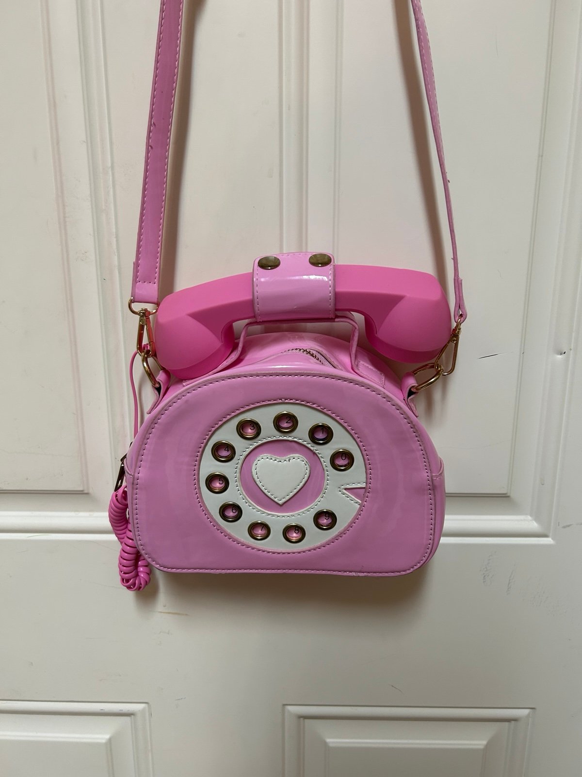 Pink Retro Phone Purse