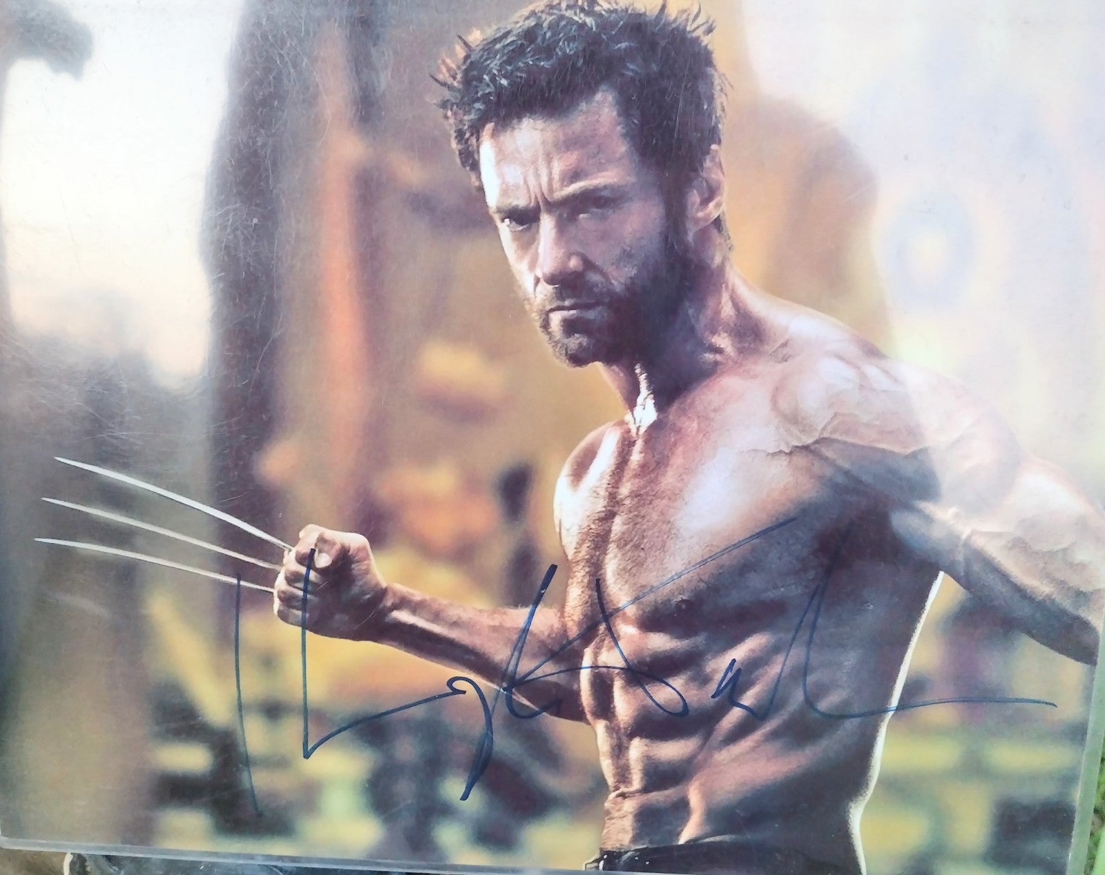 Signed 8x10 Photo authentic Hugh Jackman