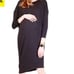 NWT Ingrid & Isabel Charcoal Asymmetrical Maternity Dress