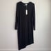 NWT Ingrid & Isabel Charcoal Asymmetrical Maternity Dress