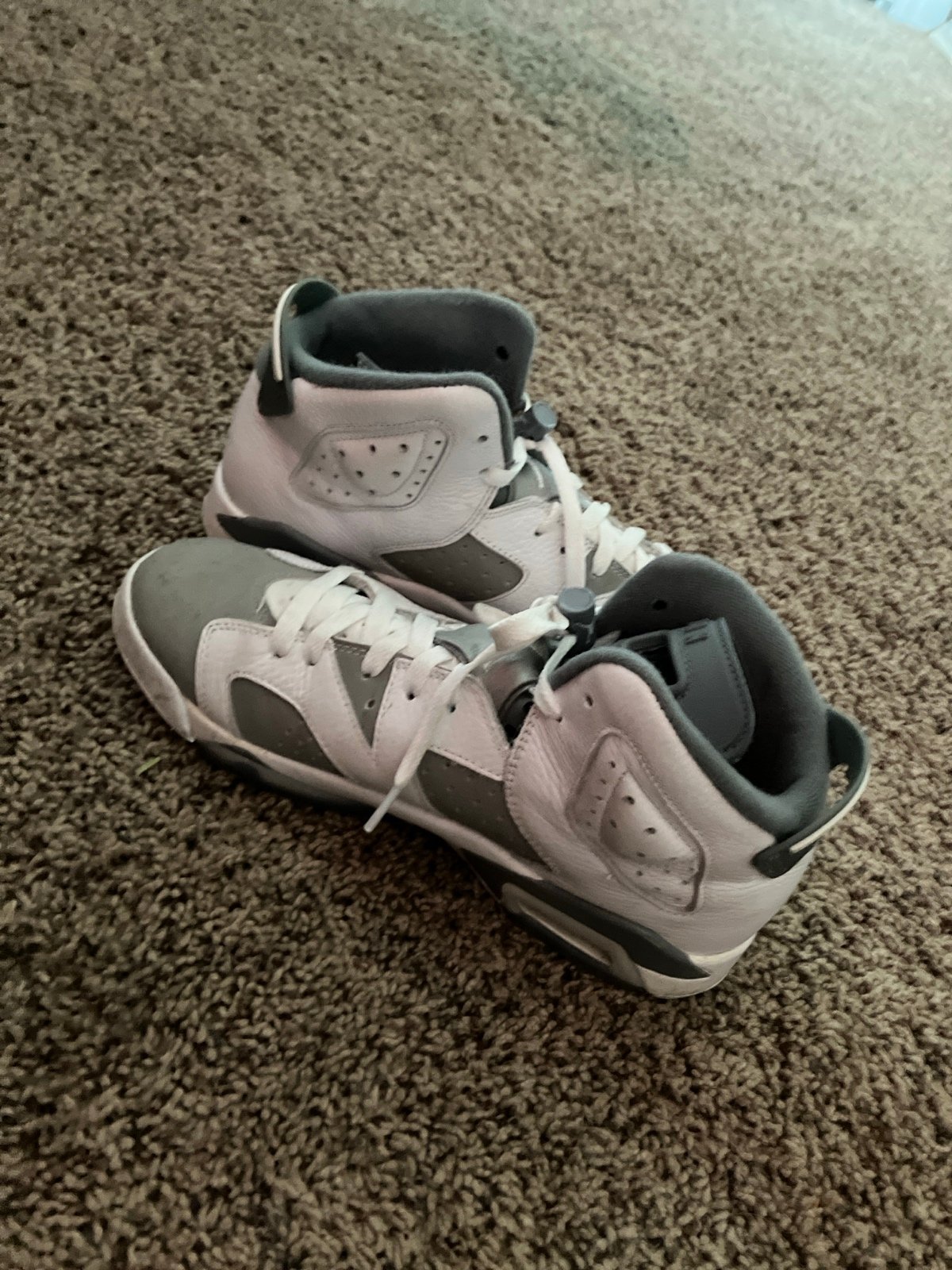 White and Grey Jordan