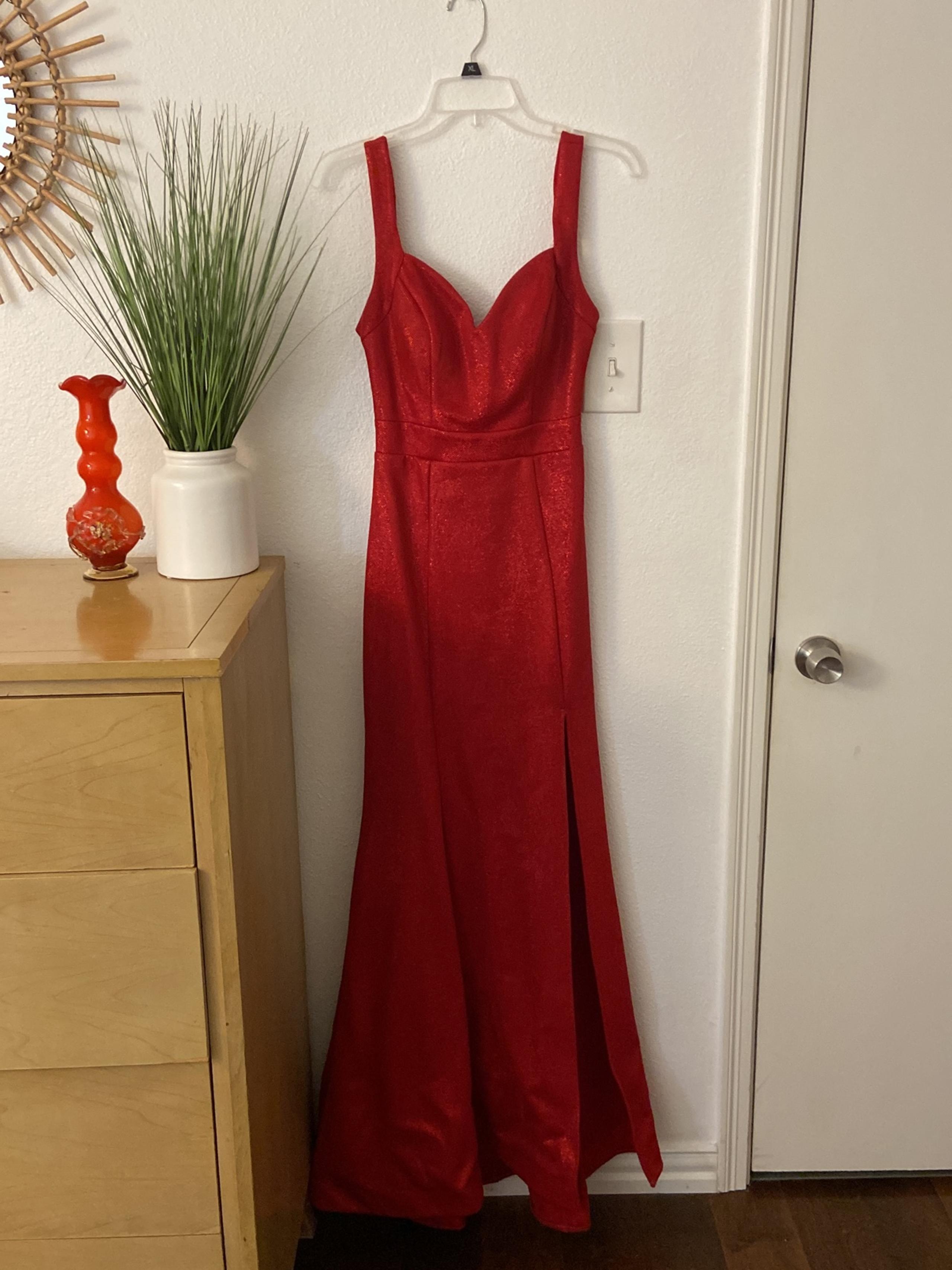 Long red formal stress