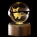 Pokemon Eevee 3D Crystal Led Ball Night Light Lamp Gift