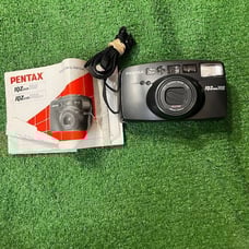 pentax iq zoom 140 35mm point & shoot film camera multiaf 38mm-140mm