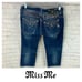 Miss Me Crystal Bling Capri Jeans