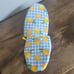 New Martha Stewart Lemon Reversible Kitchen Drying Mats Set of 2 & Mini Mitts
