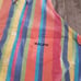 VTG Ralph Lauren Button Down Striped Rainbow Collared Halter Top M Tartan Label