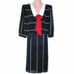 1980s vintage co ord midi skirt suit size medium