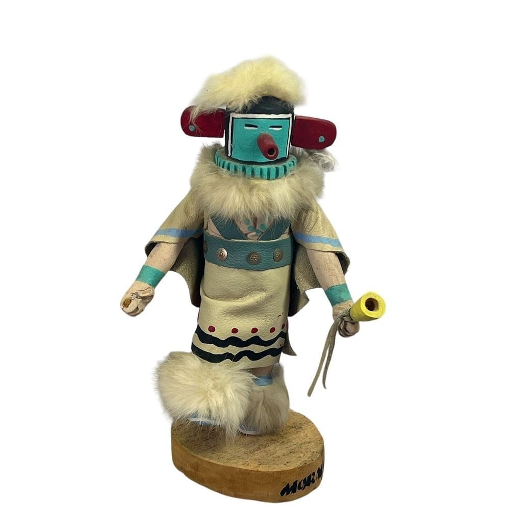 vtg 93 by Ryer morning kachina wolf clown dancer doll 12''