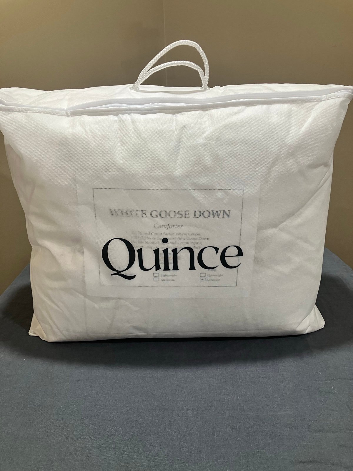 New Quince Goose Down King Comforter E5