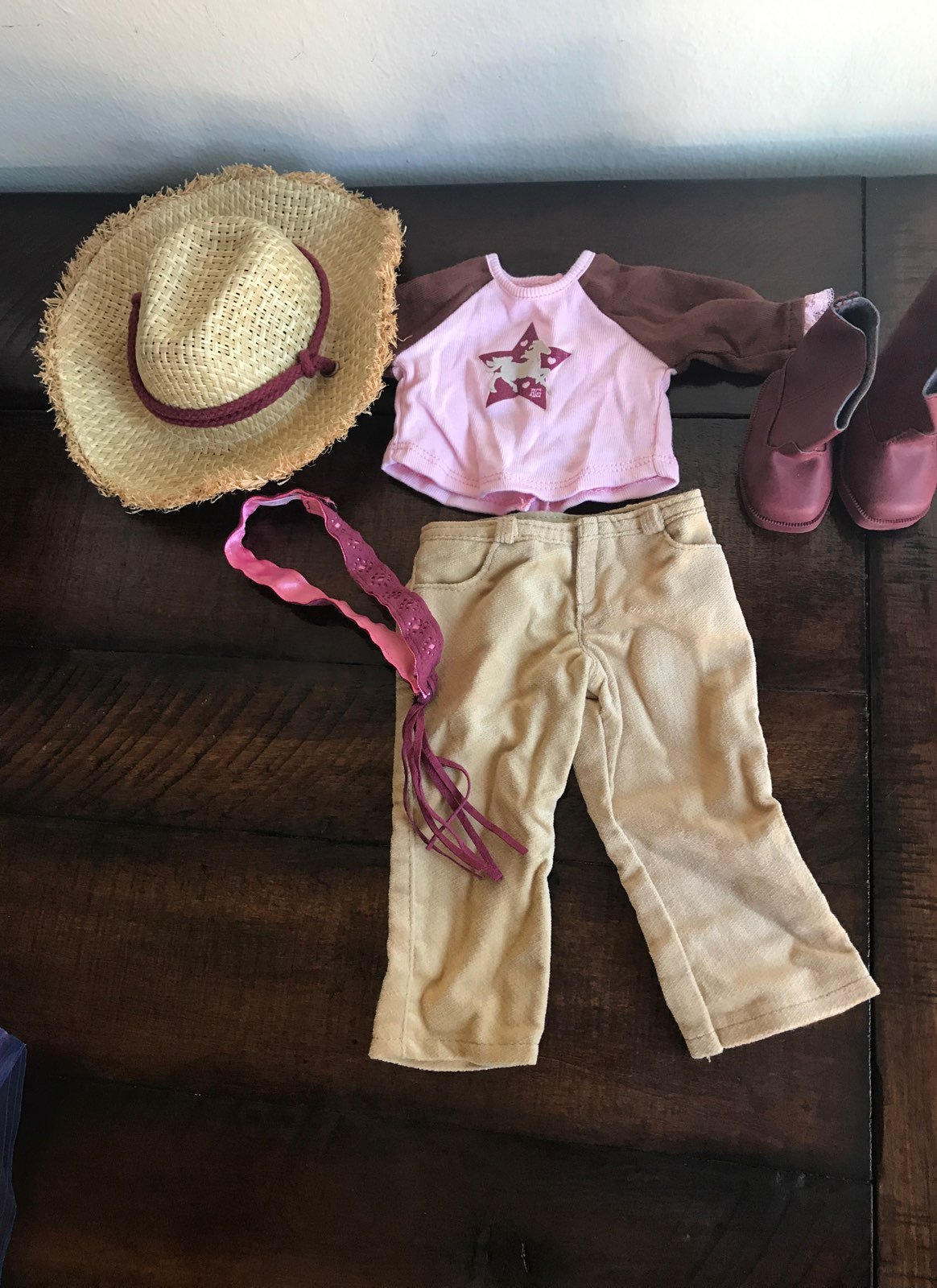 American Girl Doll cowgirl Set