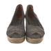 Tory Burch Filipa Pewter Gray Wedge Espadrille Womens Size 10