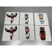 Kay Mallek Native American Dancer Kachina Totem Set 6 Coasters Made USA