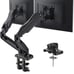 DUAL COMPUTER MONITOR STAND DESK MOUNT S