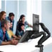 DUAL COMPUTER MONITOR STAND DESK MOUNT S
