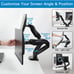 DUAL COMPUTER MONITOR STAND DESK MOUNT S