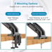 DUAL COMPUTER MONITOR STAND DESK MOUNT S