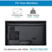 DUAL COMPUTER MONITOR STAND DESK MOUNT S