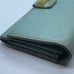 Authentic Chloe Pale Blue Leather Long Wallet / Clutch **WORN**