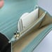 Authentic Chloe Pale Blue Leather Long Wallet / Clutch **WORN**