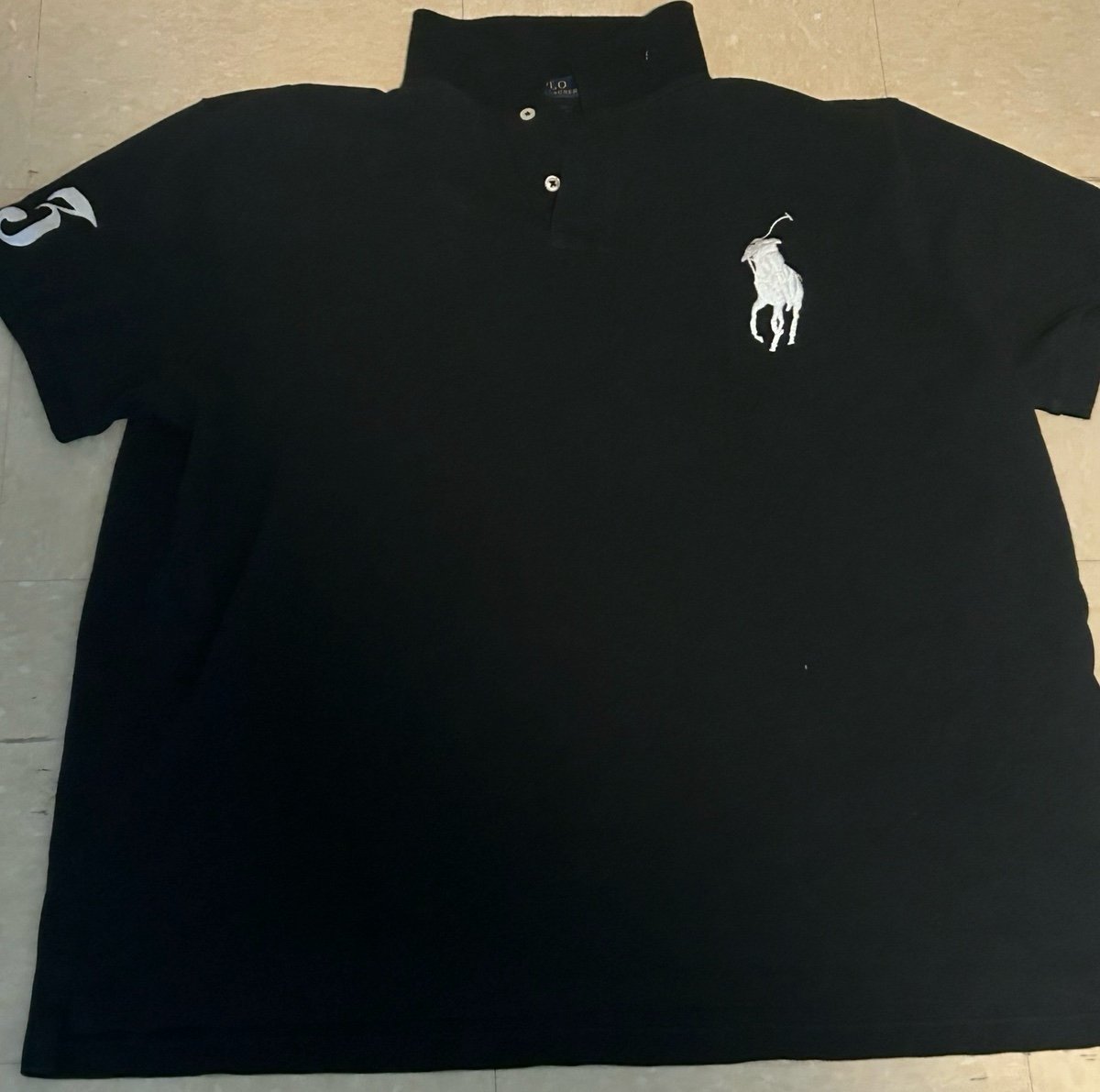 Polo Ralph Lauren Big Pony BLACK Polo Shirt Size XXL Men’s