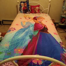 Frozen comforter and Pillows