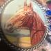 Buckle vintage buckle with a horse