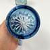 Vintage Indiana Glass Windsor Carnival Iridescent Blue Creamer & Sugar Bowl Set