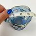 Vintage Indiana Glass Windsor Carnival Iridescent Blue Creamer & Sugar Bowl Set