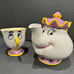 Disney Mrs Potts and chip ceramic set