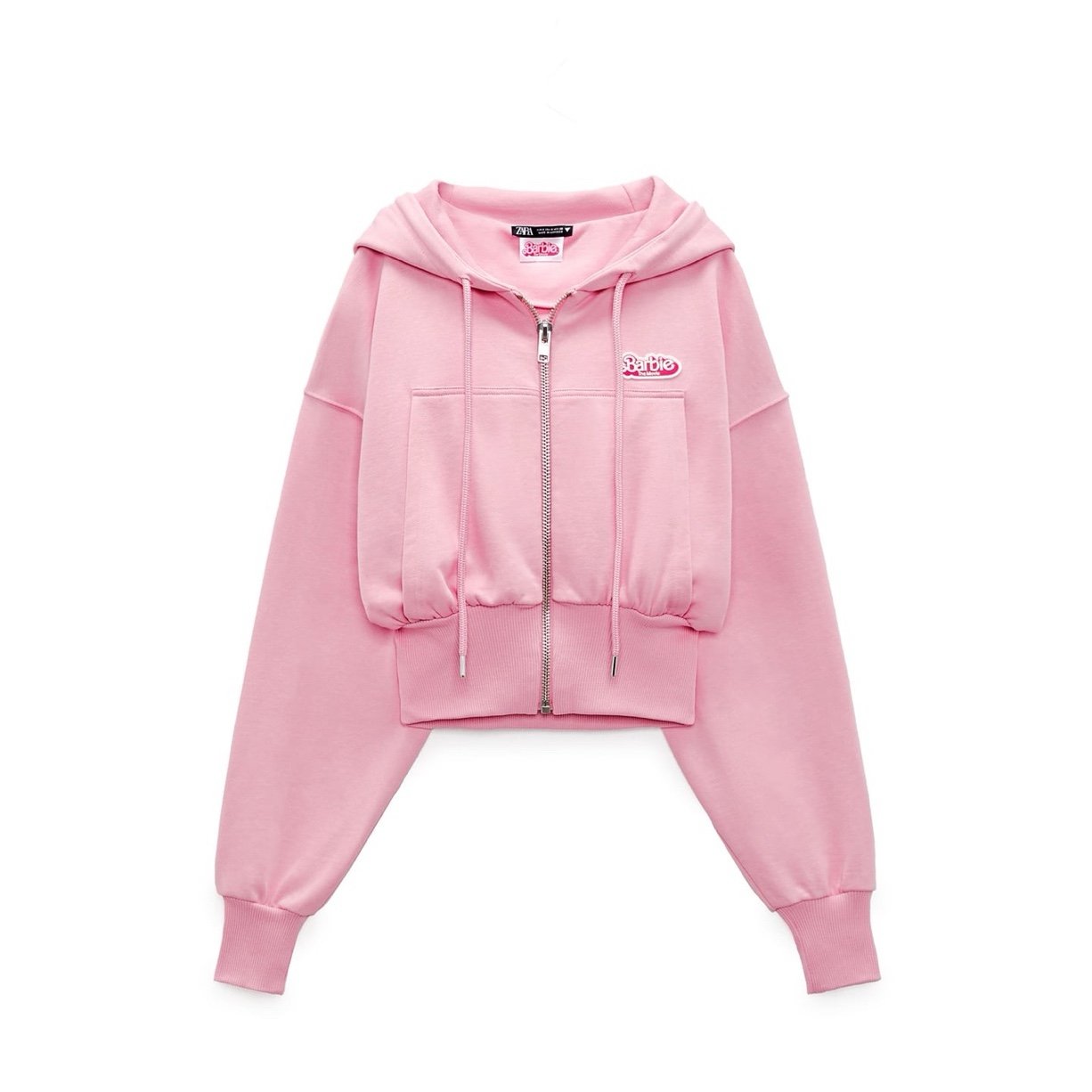 Zara Barbie zip up sweatshirt