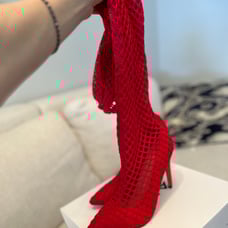 Hight boots red botfords heels