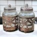 Antique sterling sugar and creamer pair