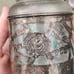 Antique sterling sugar and creamer pair